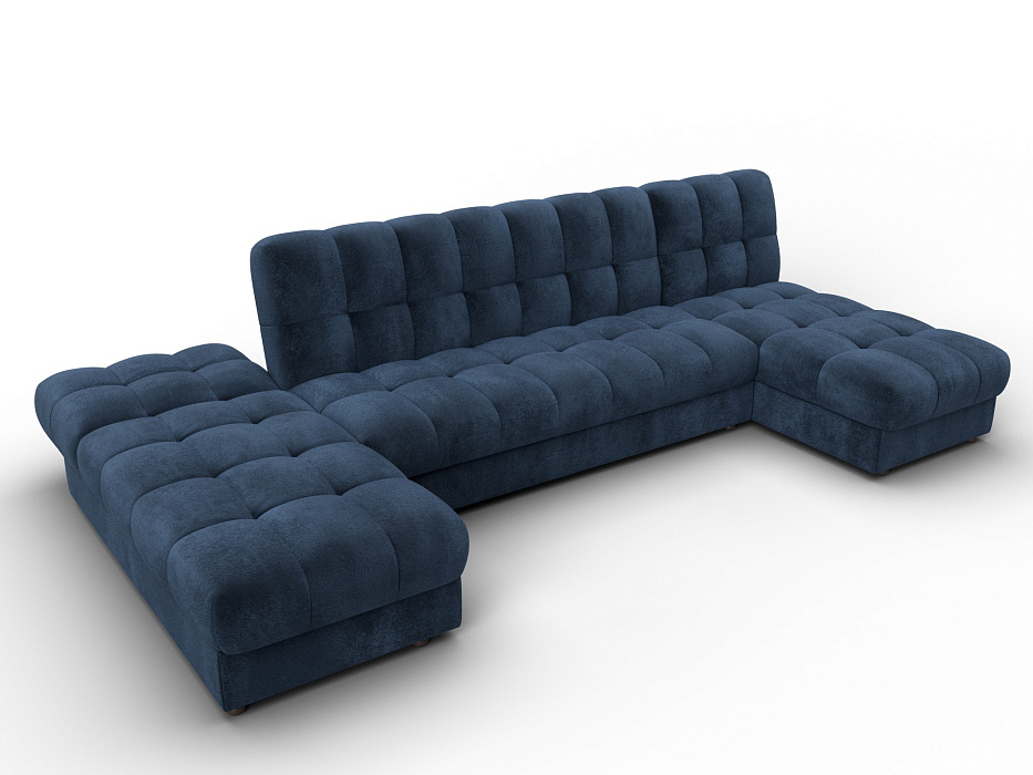 Диван П-образный Лига-116 НПБ (tower 13 синий)