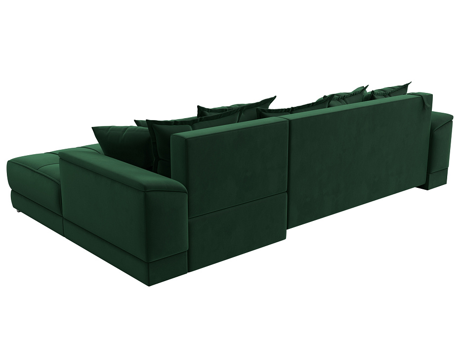 Диван угловой НордСтар правый угол (seven 626 зеленый)