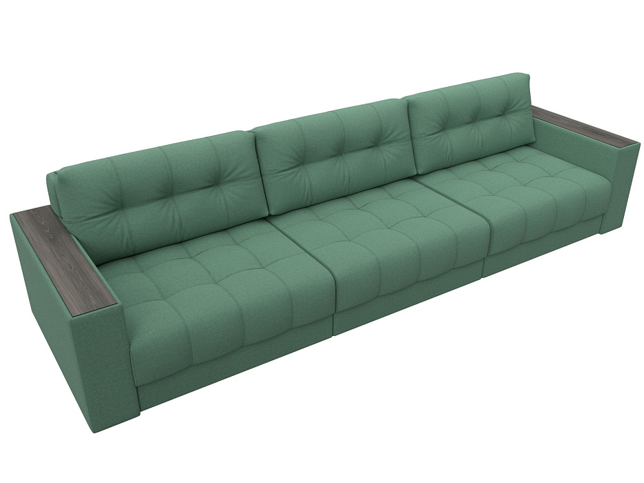 Диван прямой с декором Лига-049 НПБ Лонг (амур 11 зеленый) Диван прямой с декором Лига-049 НПБ Лонг (амур 11 зеленый)