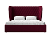 Интерьерная кровать Далия 160 (бордовый цвет)