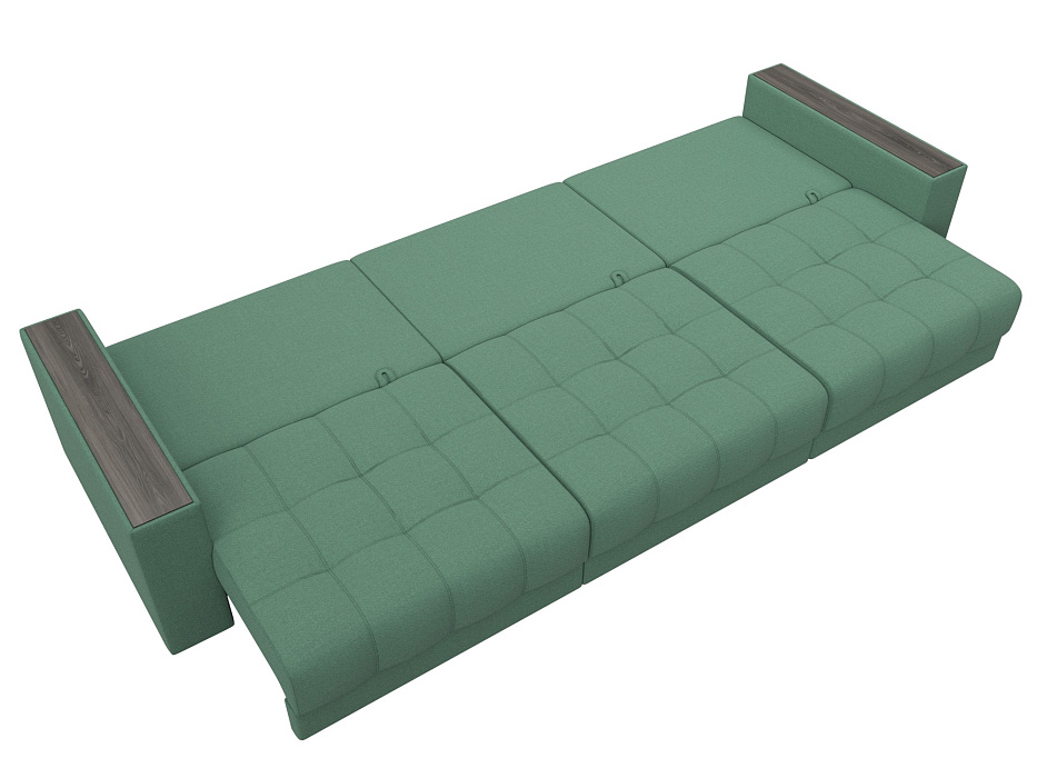 Диван прямой с декором Лига-049 НПБ Лонг (амур 11 зеленый) Диван прямой с декором Лига-049 НПБ Лонг (амур 11 зеленый)