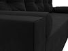 Угловой диван Верона правый угол (черный цвет)