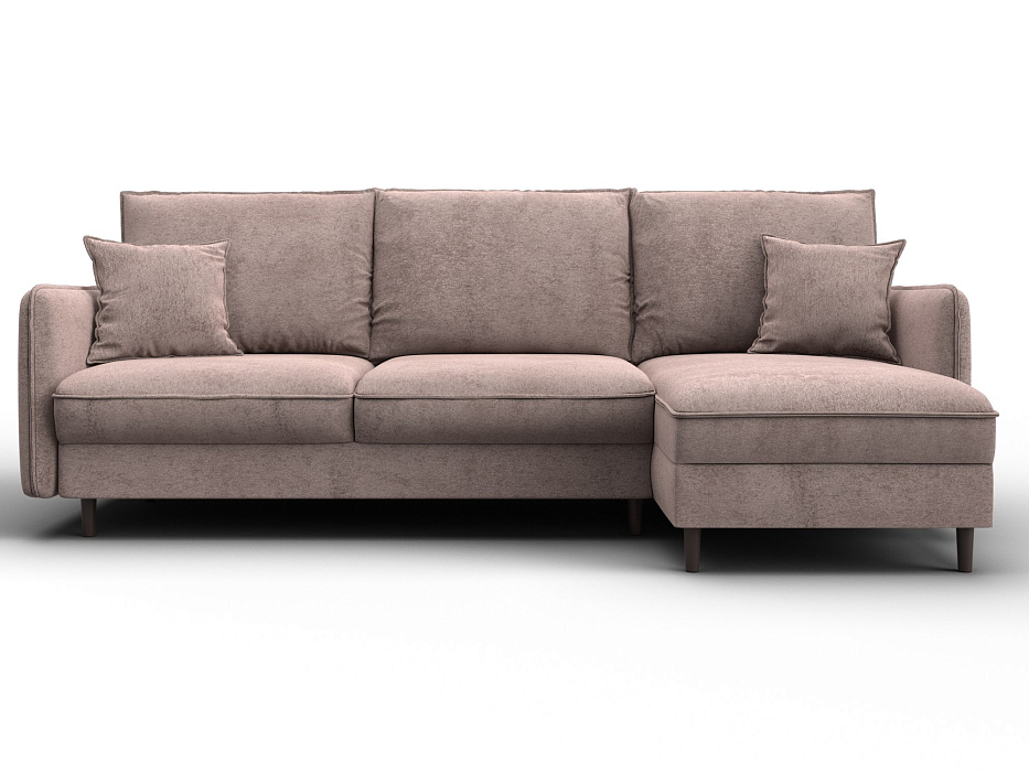 Диван угловой Лига-064 НПБ угол универсальный (tower 05 бежевый)