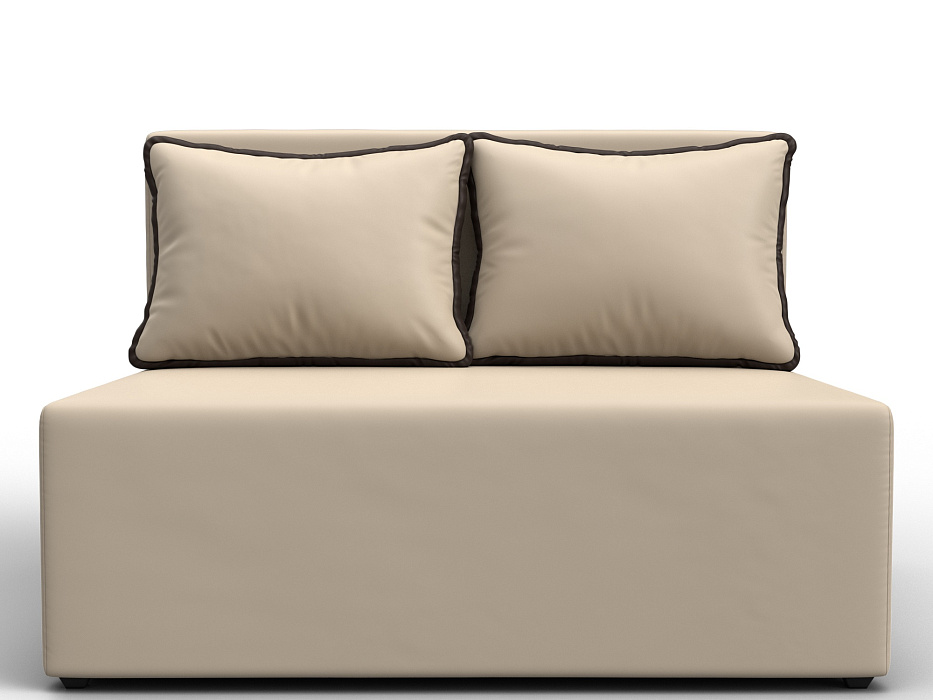 Диван прямой Лагуна (бежевый;коричневый)