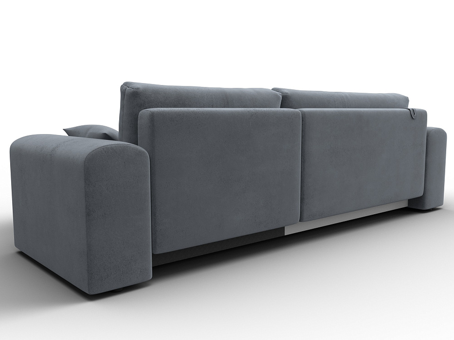 Диван угловой Лига-099 угол универсальный (tower 10 серый)