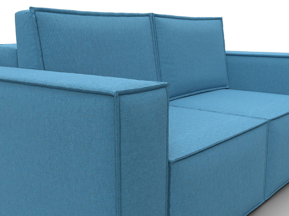 Диван прямой Куба мини (амур 10 голубой)
