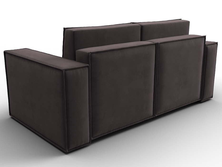 Диван прямой Куба мини (коричневый)