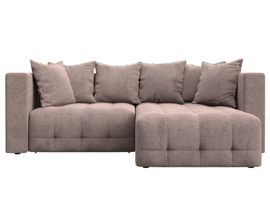 Диван угловой Лига-052 НПБ угол универсальный (tower 05 бежевый)