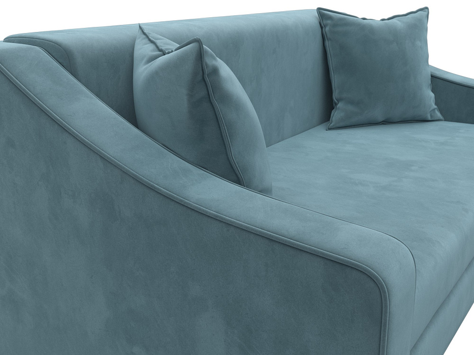 Диван прямой Лига-071 (seven 113 бирюзовый)