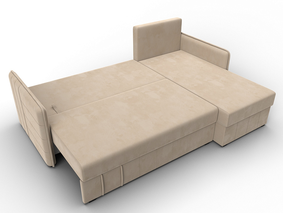 Диван угловой Слим угол универсальный (бежевый)