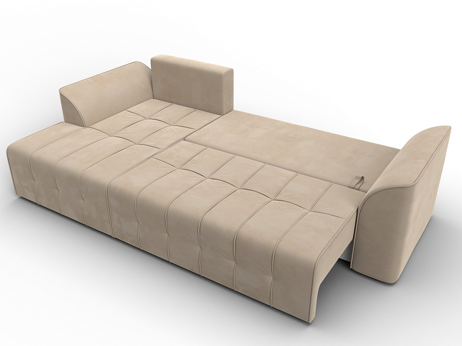 Диван угловой Лига-113 угол левый (seven 729 бежевый)