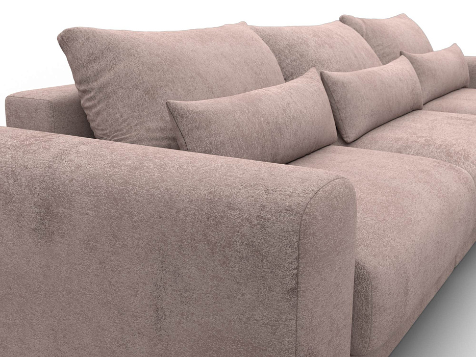 Диван прямой Лига-056 НПБ Лонг (tower 05 бежевый)