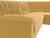 Угловой диван Карелия правый угол (желтый цвет)
