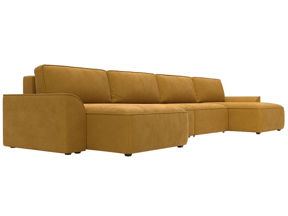 Диван П-образный Лига-048 НПБ лонг (brut 10 желтый) Диван П-образный Лига-048 НПБ лонг (brut 10 желтый)