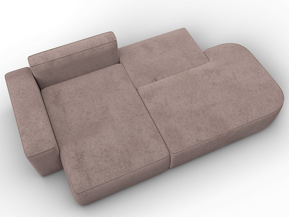 Диван угловой Лига-065 угол левый (tower 05 бежевый)