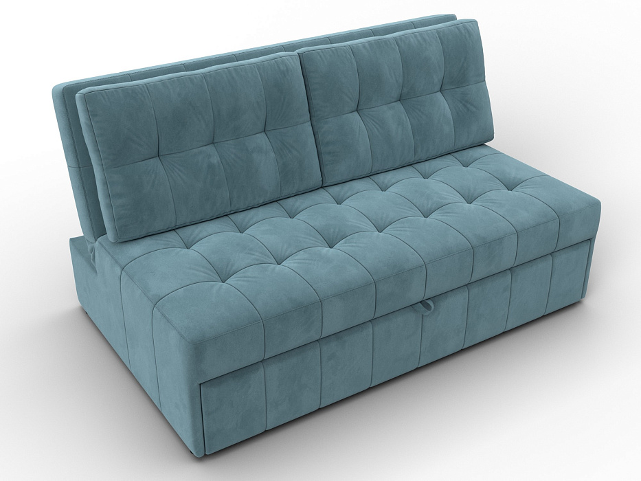 Диван прямой Лига-107 (140) (seven 113 бирюзовый)