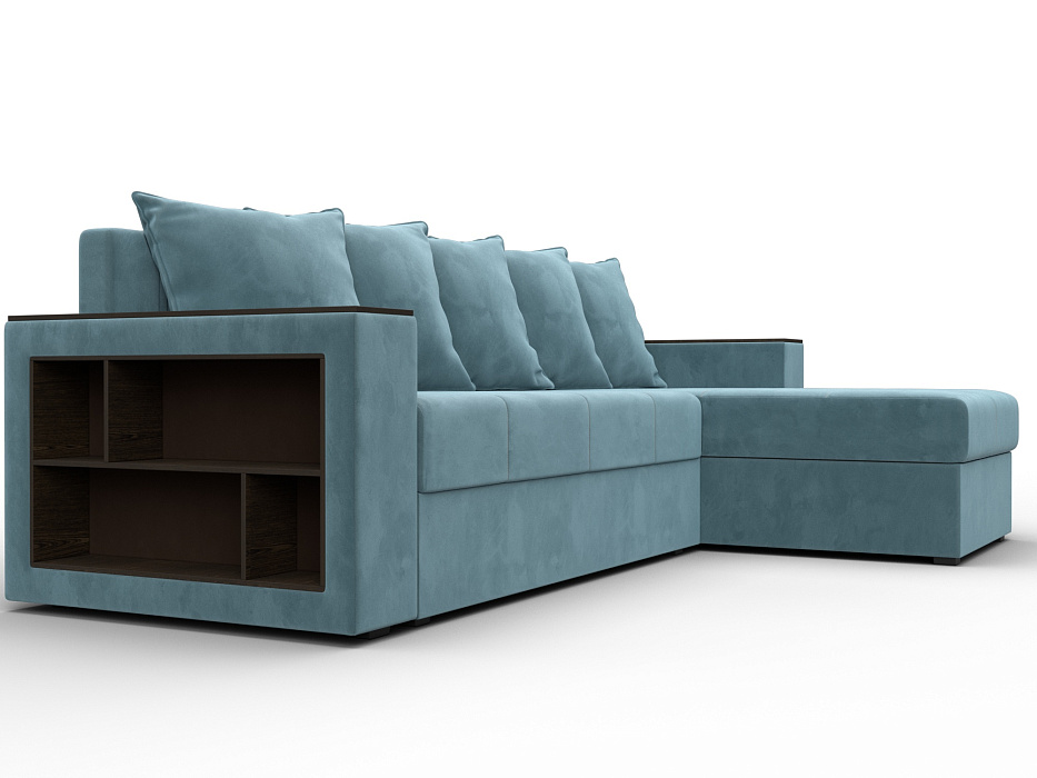 Диван угловой Дубай Лайт угол универсальный (seven 113 бирюзовый)