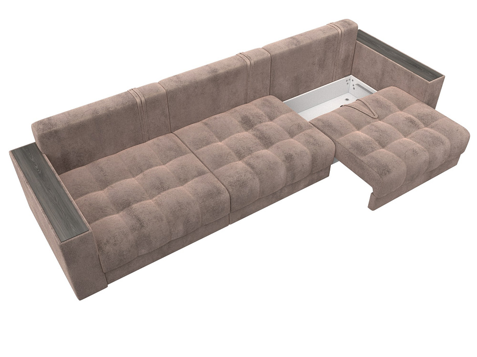 Диван прямой с декором Лига-049 НПБ Лонг (tower 05 бежевый) Диван прямой с декором Лига-049 НПБ Лонг (tower 05 бежевый)