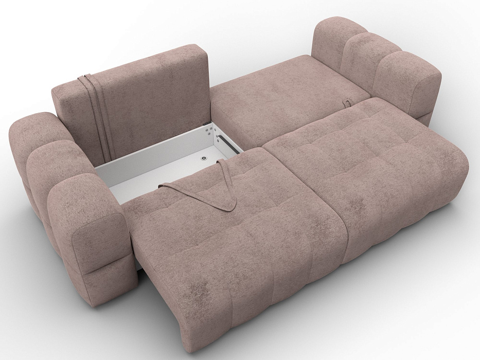 Диван прямой Лига-110 НПБ (tower 05 бежевый)