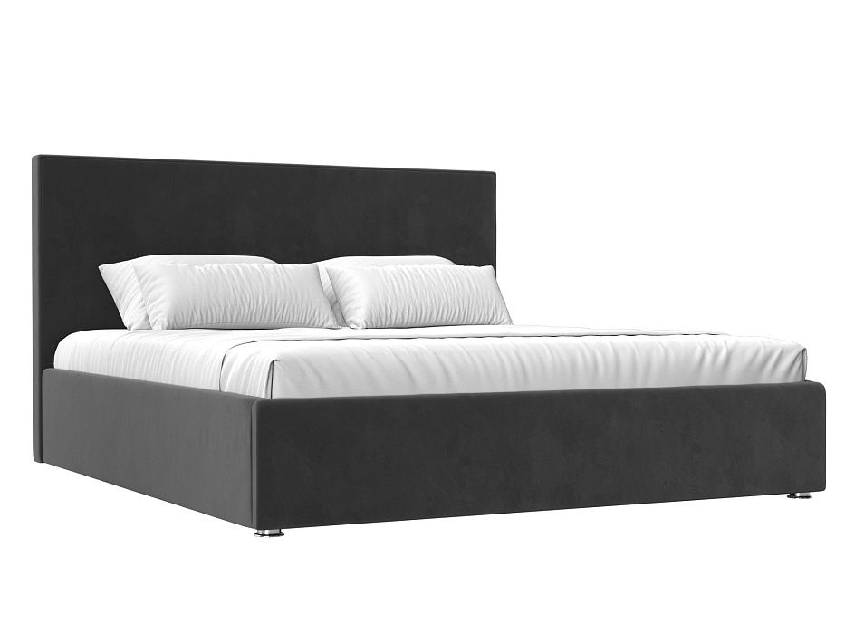 Интерьерная кровать Кариба 160 (серый цвет)