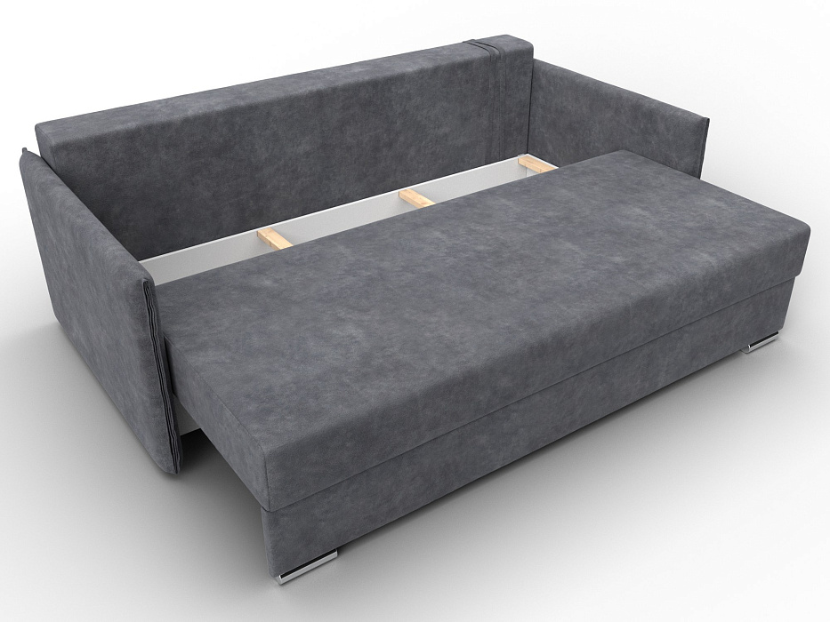 Диван прямой Сайгон (brut 16 темно-серый)