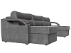 П-образный диван Форсайт (серый)