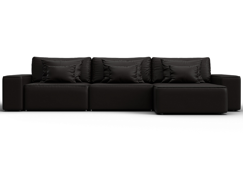 Диван угловой Лига-074 угол универсальный (grifon 12 коричневый)