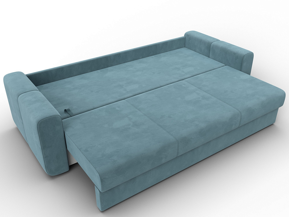 Диван прямой Лига-031 (бирюзовый)