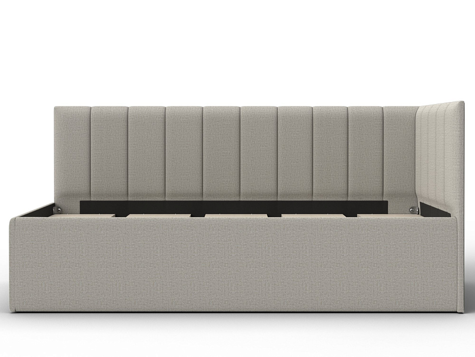 Кровать односпальная Лига-128 (90) (амур 02 бежевый)