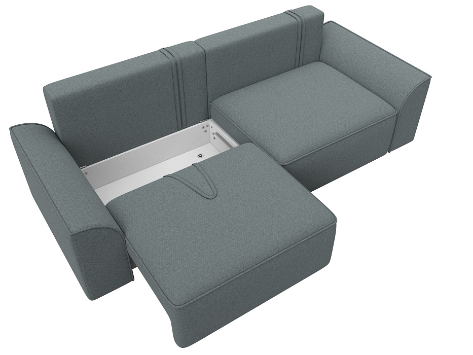 Диван прямой Лига-048 НПБ (амур 07 серый) Диван прямой Лига-048 НПБ (амур 07 серый)