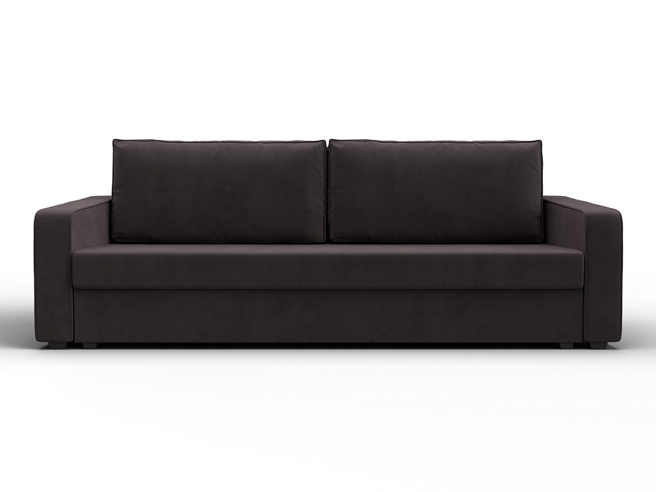 Диван прямой Лига-009 (коричневый)