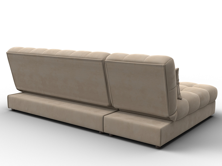 Диван угловой Лига-116 НПБ угол левый (seven 729 бежевый)