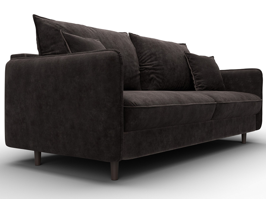 Диван прямой Лига-064 НПБ (brut 17 коричневый)