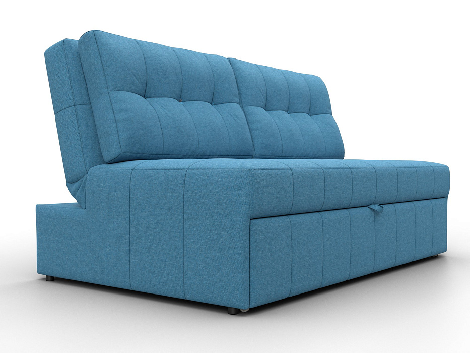 Диван прямой Лига-107 (140) (амур 10 голубой)