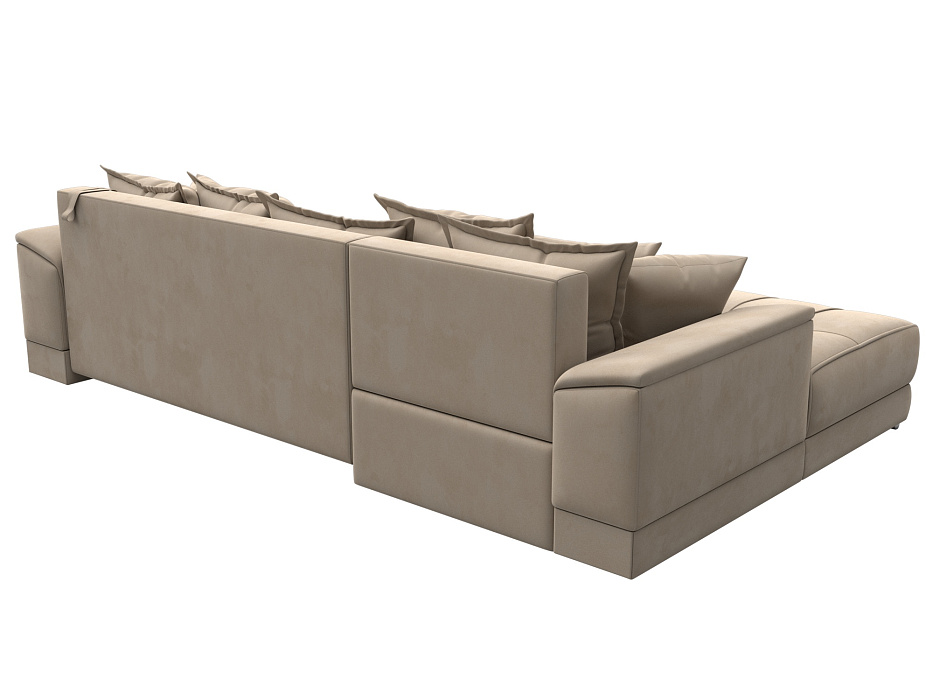 Диван угловой НордСтар левый угол (seven 729 бежевый)