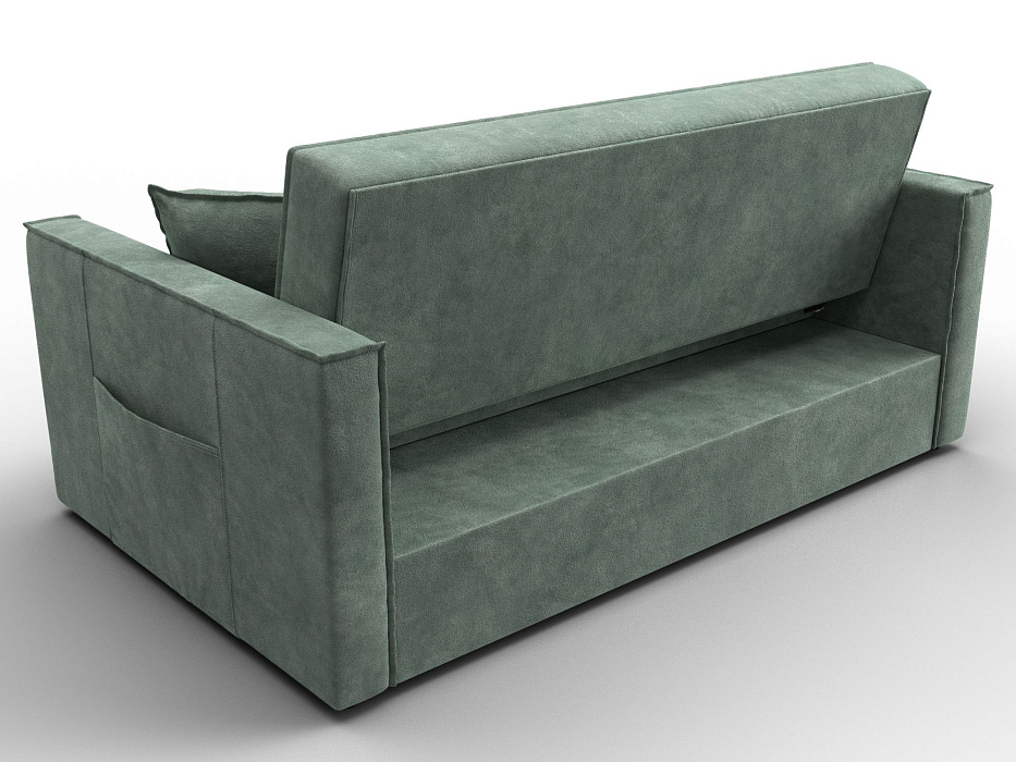 Диван прямой Лига-104 (140) (brut 08 зеленый)