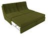Модуль Холидей раскладной диван (зеленый цвет)