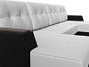 П-образный диван Эмир (белый\черный цвет)