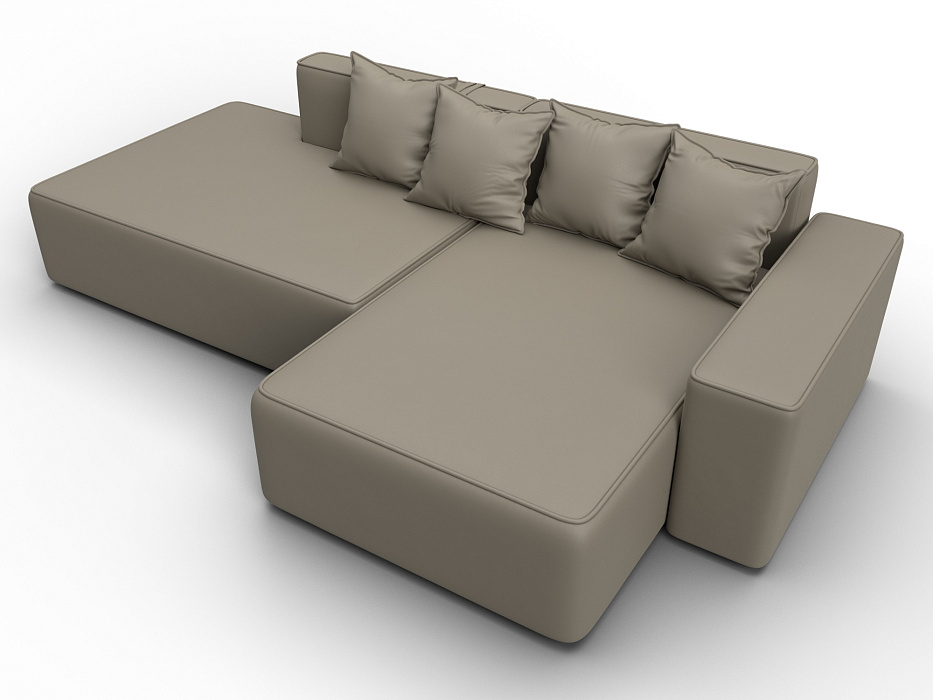 Диван угловой Лига-079 угол правый (grifon 04 бежевый)