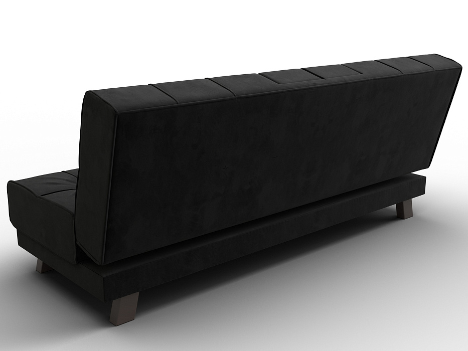 Диван прямой Винсент (черный)