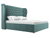 Интерьерная кровать Далия 180 (бирюзовый цвет)