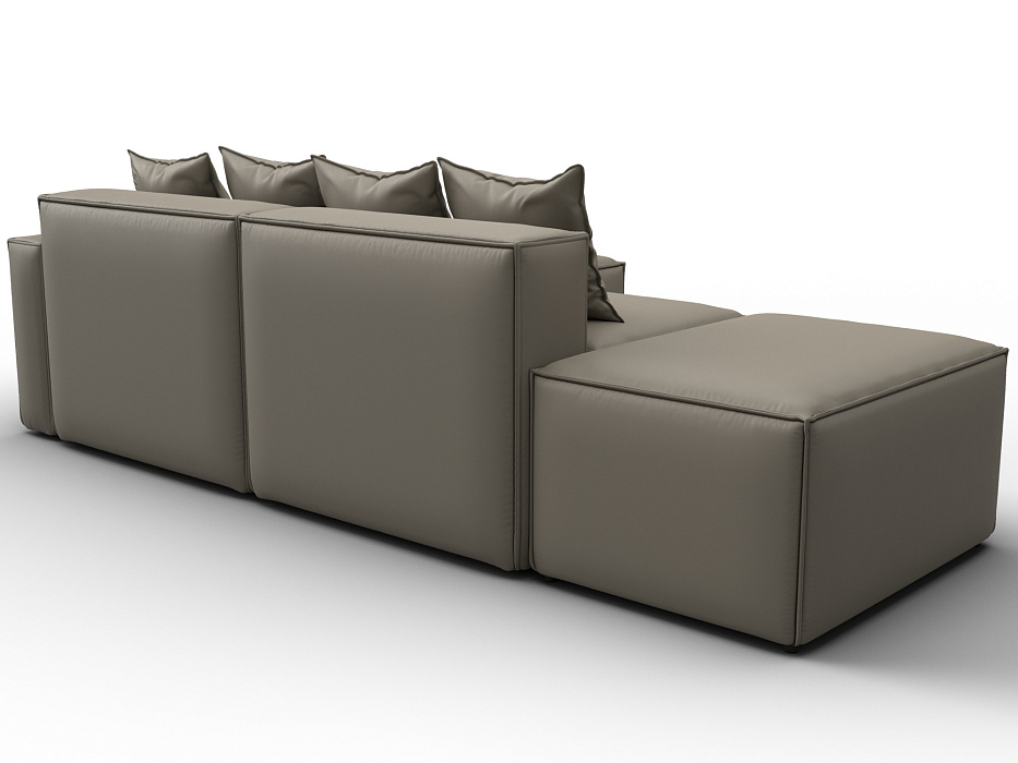 Диван угловой модульный Лига-063 угол правый (grifon 04 бежевый)