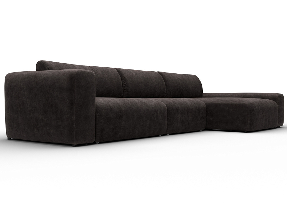 Диван угловой Лига-066 НПБ Лонг угол правый фото в интернет-магазине Лига Диванов