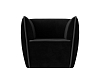 Кресло Бергамо (черный\серый)