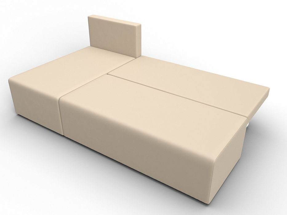 Диван угловой Поло левый угол (бежевый)