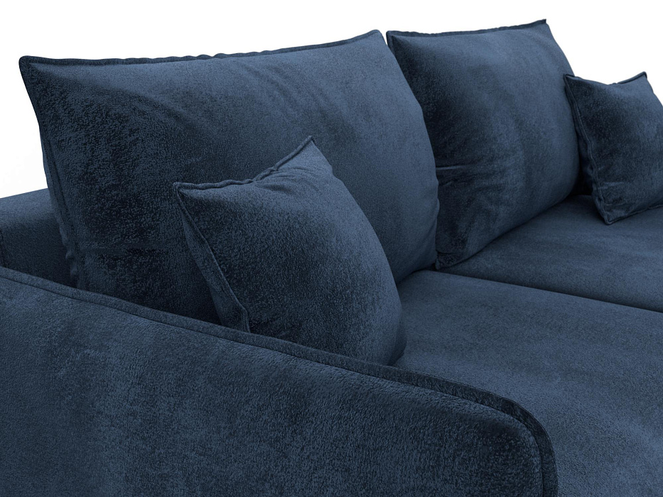 Диван прямой Лига-064 НПБ (tower 13 синий)