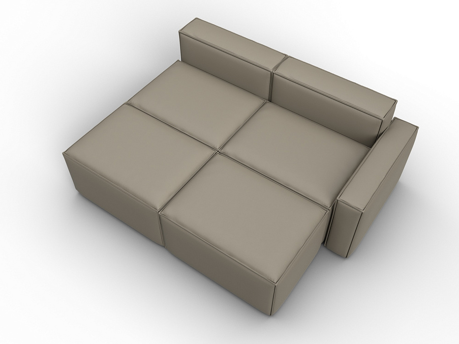 Диван угловой модульный Лига-063 угол правый (grifon 04 бежевый)