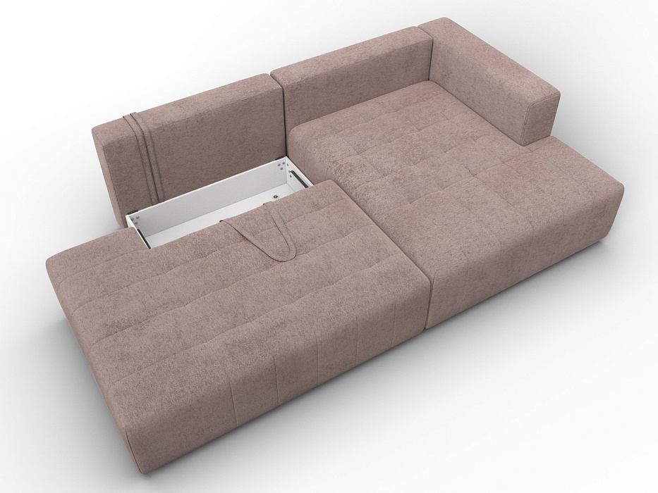 Диван угловой Лига-103 НПБ угол правый (tower 05 бежевый)
