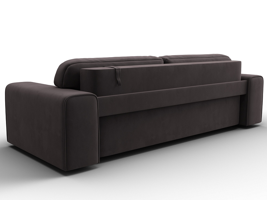 Диван прямой Лига-029 (коричневый)