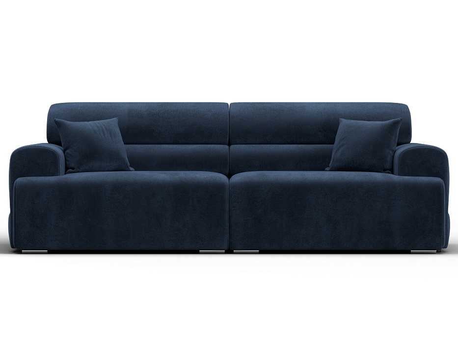 Диван прямой Лига-109 НПБ (tower 13 синий)